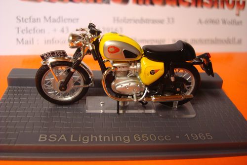 BSA Lightning 650 cc gelb 1955